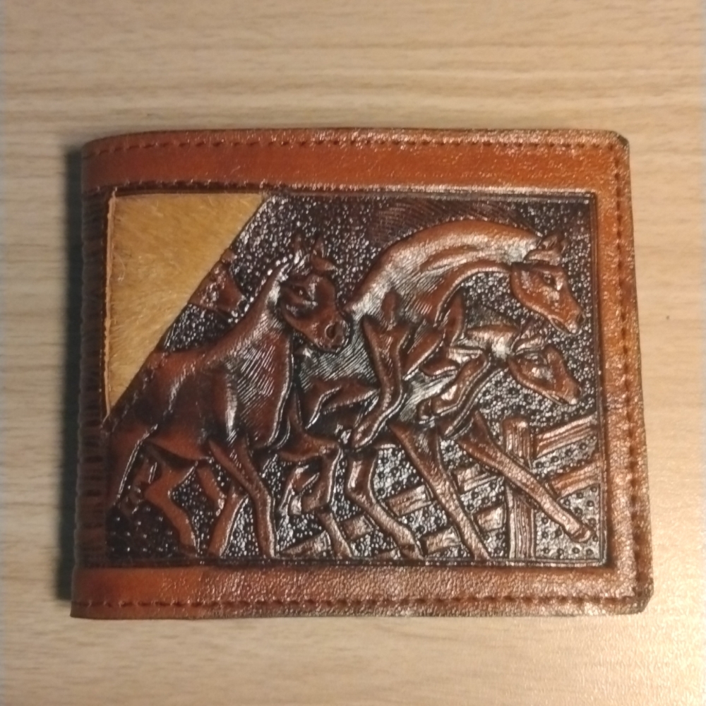 Men's Mexican Tooled Leather Wallet